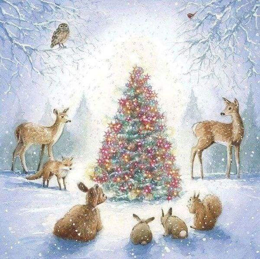 Diamond Painting - Intorno All'Albero Di Natale Diamond Painting
