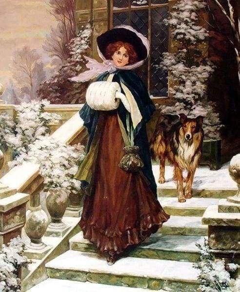 Diamond Painting - La Donna E Il Suo Cane Diamond Painting