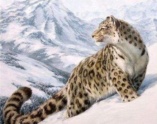 Diamond Painting - Leopardo Delle Nevi Diamond Painting