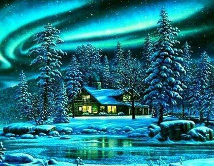Diamond Painting - Luci Sul Polo Diamond Painting