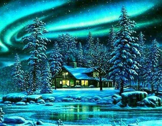 Diamond Painting - Luci Sul Polo Diamond Painting