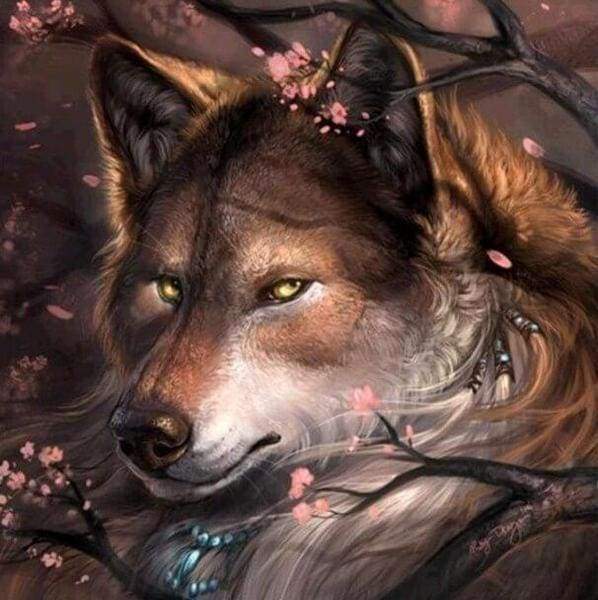 Diamond Painting - Lupo Alla Ricerca Diamond Painting