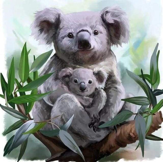 Diamond Painting - Mamma Koala e il suo cucciolo Diamond Painting | Seos Shop ®