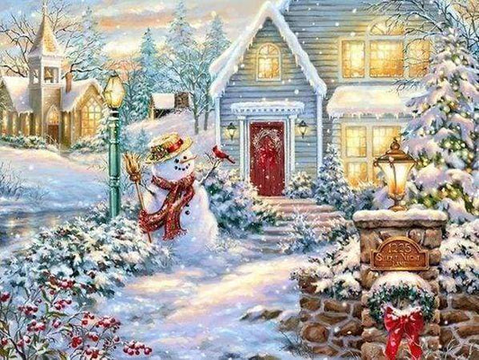 Diamond Painting - Paesaggio Invernale Diamond Painting