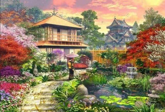 Diamond Painting - Passeggiata In Cina Diamond Painting