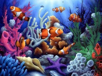 Diamond Painting - Pesce Pagliaccio Diamond Painting