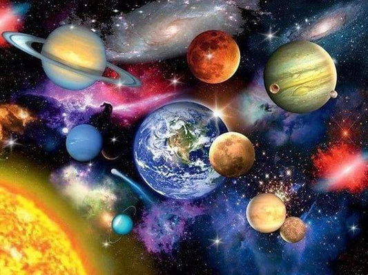 Diamond Painting - Pianeti Dal Cielo Diamond Painting kit diamond painting