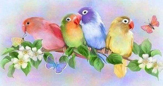 Diamond Painting - Piccoli Parrocchetti Diamond Painting