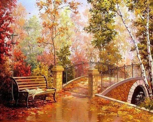 Diamond Painting - Ponte Durante La Caduta Diamond Painting