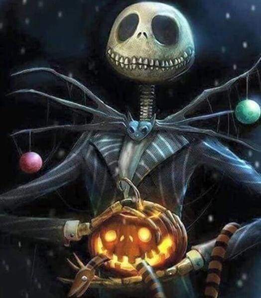 Diamond Painting - Scheletro Di Halloween Diamond Painting