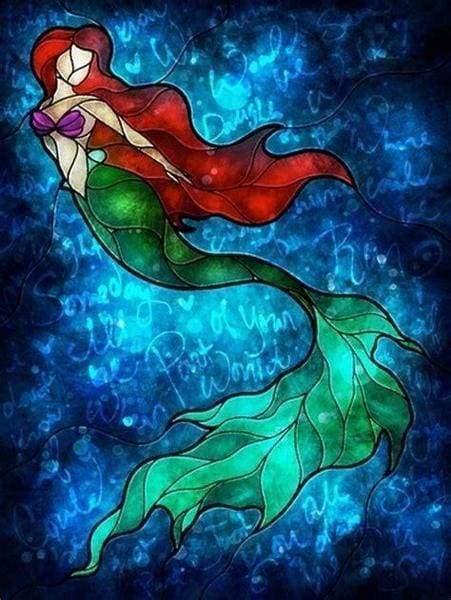Diamond Painting - Sirena Sotto L'Acqua Diamond Painting