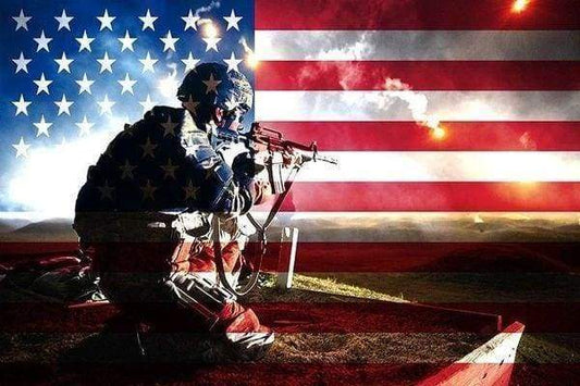 Diamond Painting - Soldato Americano Diamond Painting | Seos Shop ®