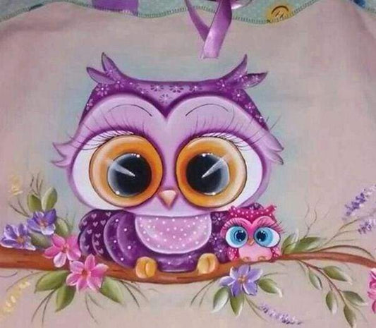 Diamond Painting - Uccelli E Occhi Grandi Diamond Painting