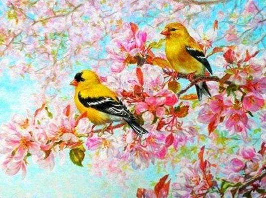 Diamond Painting - Uccelli Gialli Diamond Painting