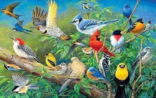 Diamond Painting - Uccelli Tropicali Diamond Painting