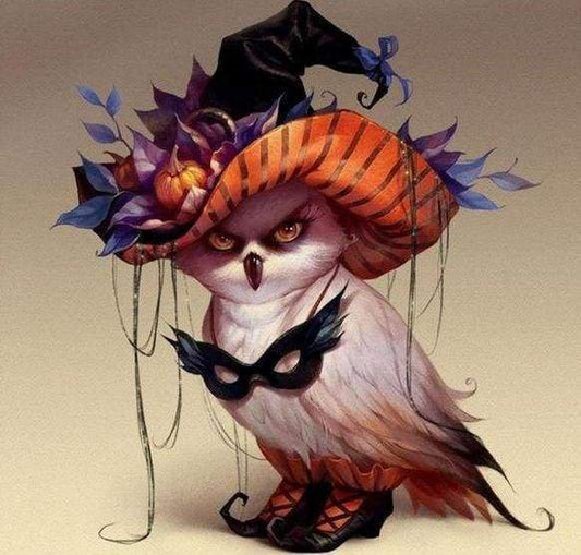 Diamond Painting - Uccello Con Cappello Diamond Painting