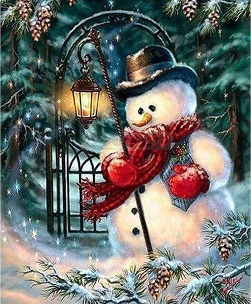 Diamond Painting - Un Pupazzo Di Neve Diamond Painting
