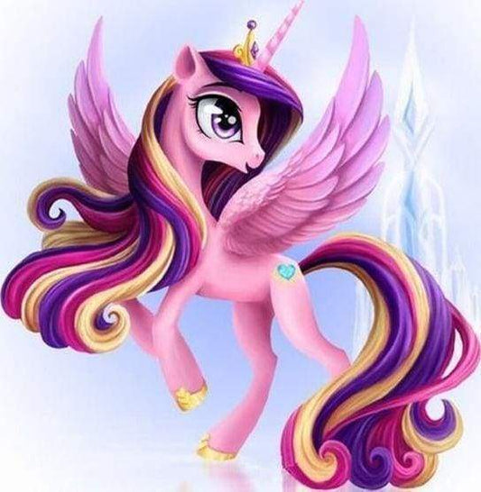 Diamond Painting - Unicorno Cartoon Diamond Painting