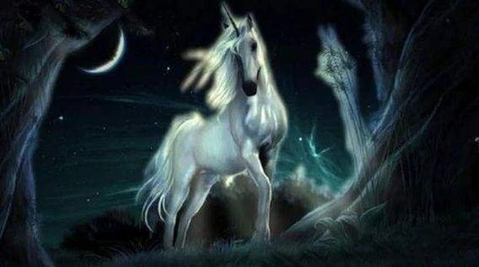 Diamond Painting - Unicorno Nell'Oscurità Diamond Painting