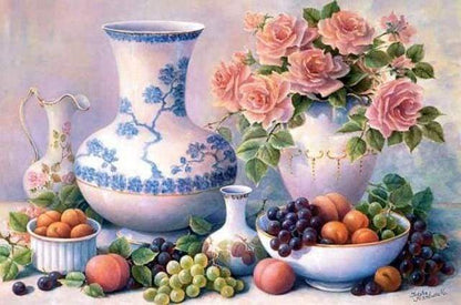 Diamond Painting - Vasi E Frutta Diamond Painting