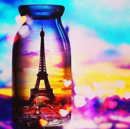 Diamond Painting - Vaso Torre Eiffel Diamond Painting | Seos Shop ®
