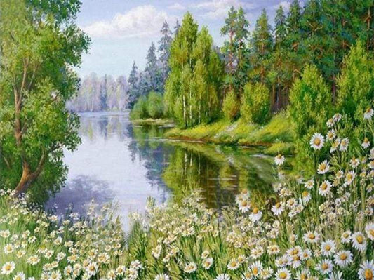 Diamond Painting - Vicino Al Lago Diamond Painting