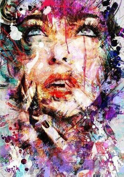 Diamond Painting - Volto Femminile Diamond Painting