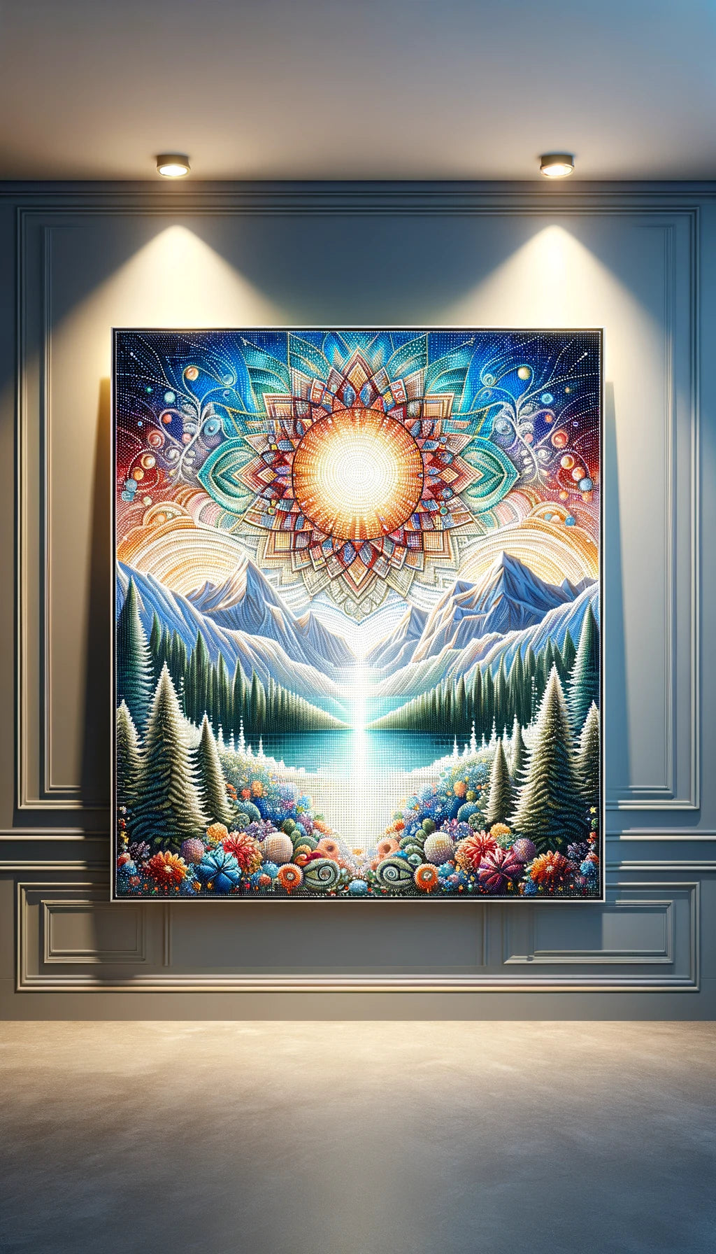 Diamond Painting Fondale Marino Con Tartaruga - Kit Completo 5D Per Decorazione Casa - Foto 5