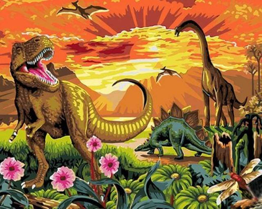 Dinosauri Diamond Painting