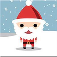 Dipingere con i numeri Bambini - Babbo Natale Barba Bianca Diamond Painting