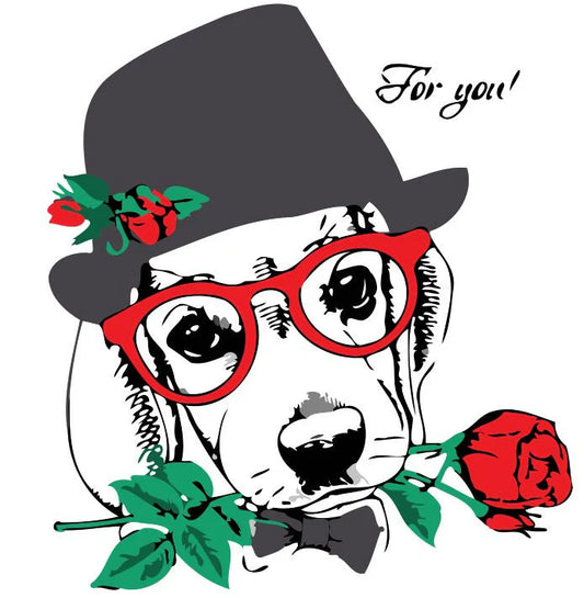 Dipingere con i numeri Bambini - Cane Romantico Diamond Painting | Seos Shop ®