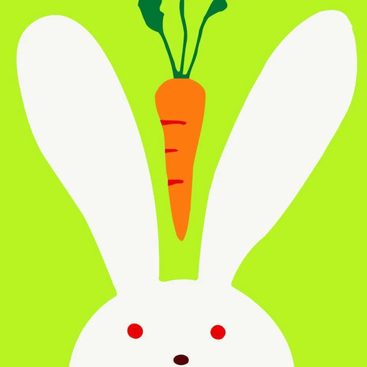 Dipingere con i numeri Bambini - Coniglio E Carota Diamond Painting