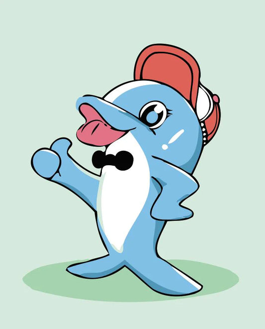 Dipingere con i numeri Bambini - Delfino Campione Diamond Painting | Seos Shop ®