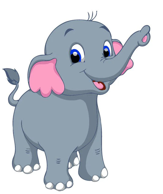 Dipingere con i numeri Bambini - Elefantino Diamond Painting | Seos Shop ®