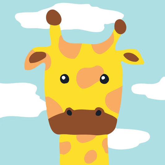 Dipingere con i numeri Bambini - Giraffa Diamond Painting | Seos Shop ®