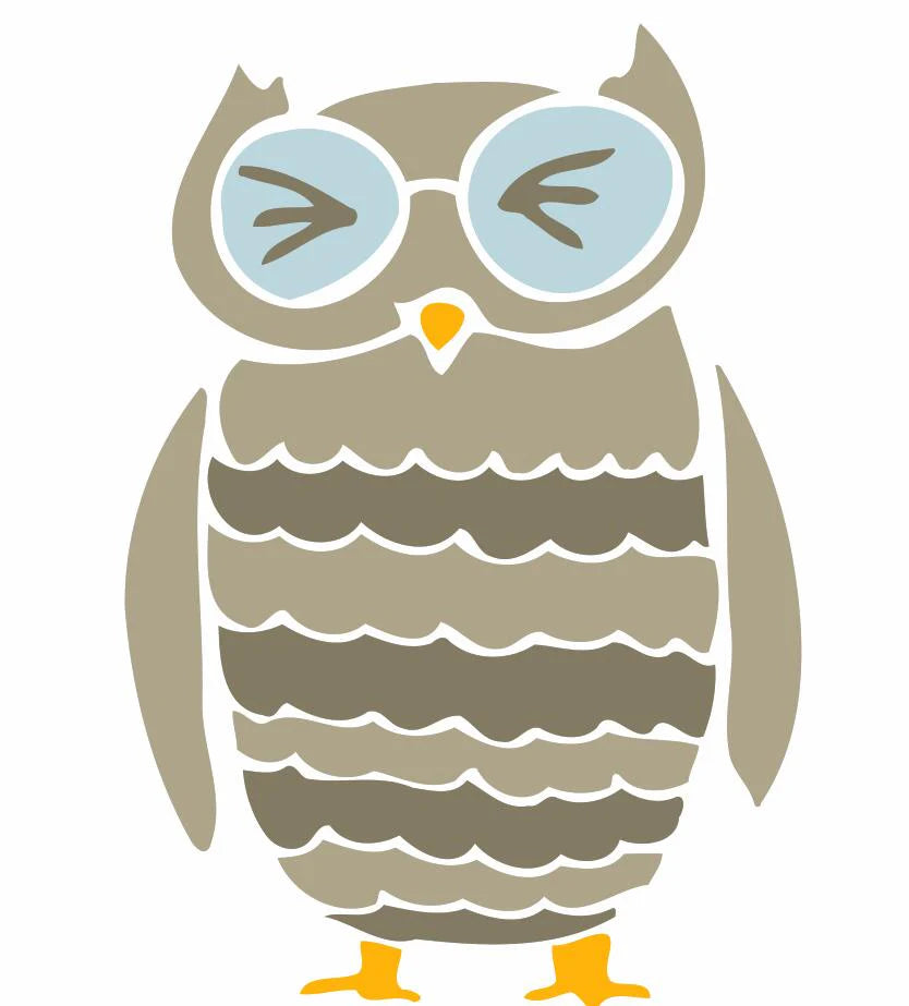 Dipingere con i numeri Bambini - Gufo Grazioso Diamond Painting | Seos Shop ®