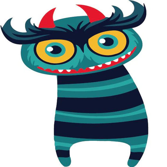 Dipingere con i numeri Bambini - Mostro Con Corna Diamond Painting | Seos Shop ®