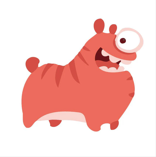 Dipingere con i numeri Bambini - Mostro Rosso Diamond Painting | Seos Shop ®