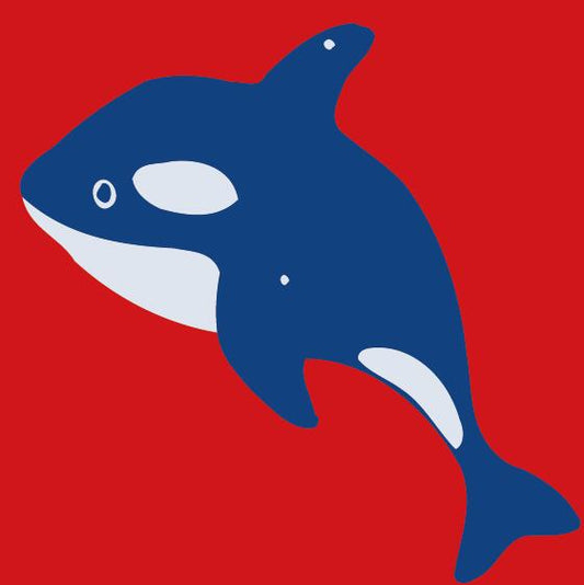Dipingere con i numeri Bambini - Piccola Orca Diamond Painting