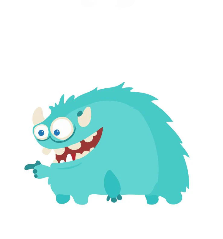 Dipingere con i numeri Bambini - Piccolo Mostro Diamond Painting | Seos Shop ®