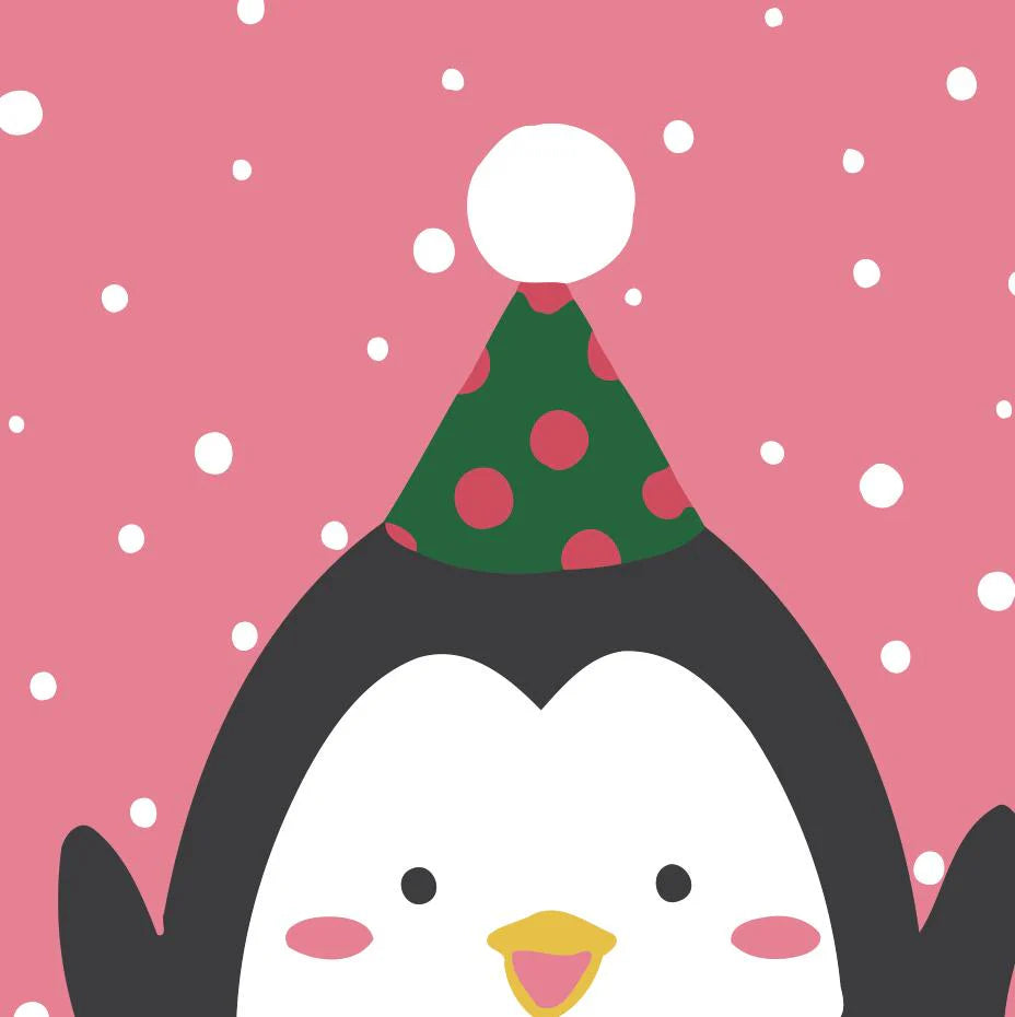 Dipingere con i numeri Bambini - Piccolo Pinguino Diamond Painting