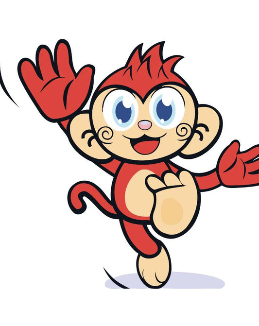 Dipingere con i numeri Bambini - Scimmia Danzante Diamond Painting | Seos Shop ®