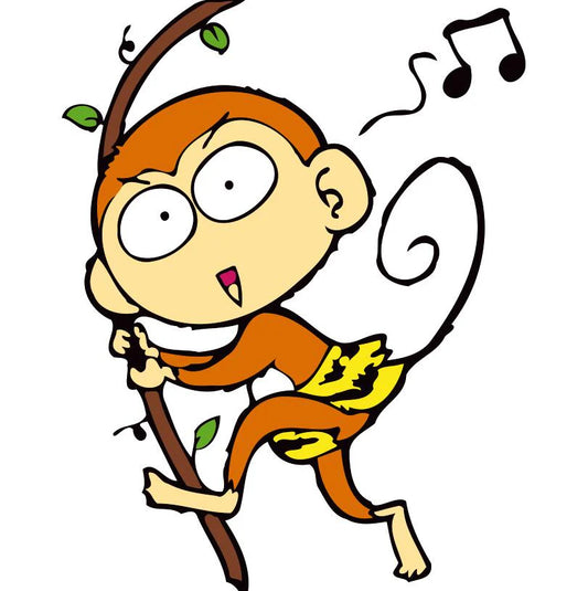 Dipingere con i numeri Bambini - Scimmia Sulla Liana Diamond Painting | Seos Shop ®