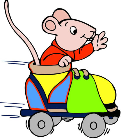 Dipingere con i numeri Bambini - Topino Sulla Strada Diamond Painting | Seos Shop ®