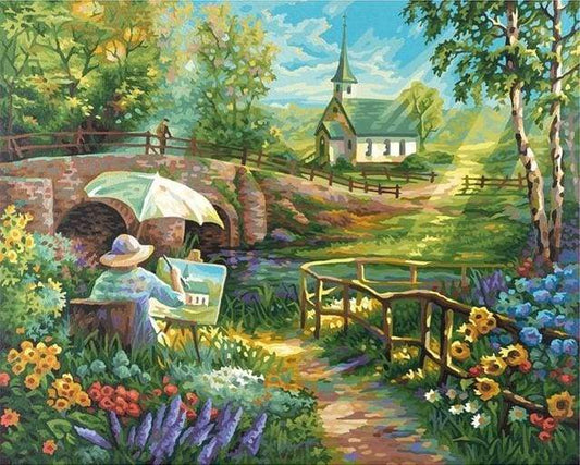Dipingi Un Pittore Diamond Painting