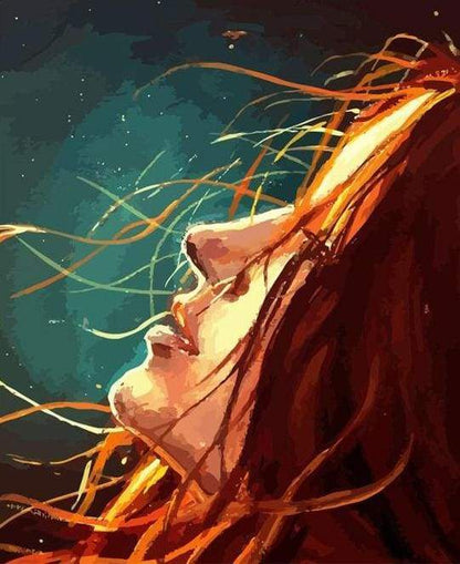 Donna Alla Luce Del Sole Diamond Painting