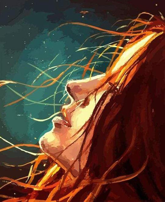 Donna Alla Luce Del Sole Diamond Painting