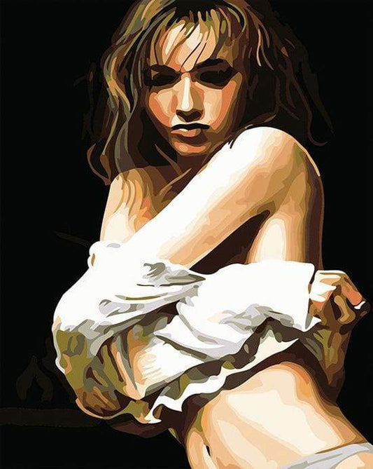 Donna Pronta A Spogliarsi Diamond Painting kit diamond painting