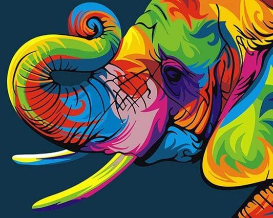 Elefante Colori Pop Diamond Painting