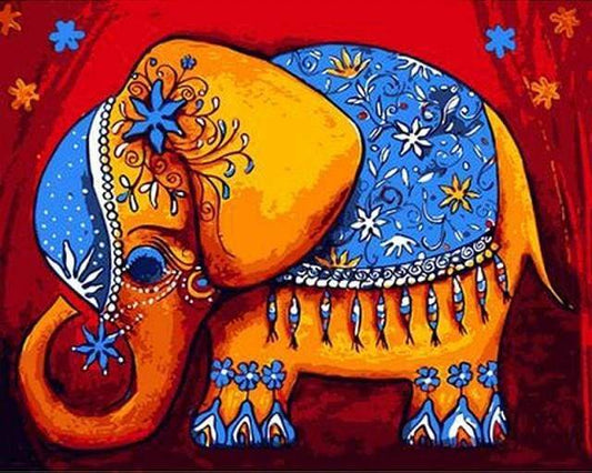 Elefante Pronto Per La Cerimonia Diamond Painting